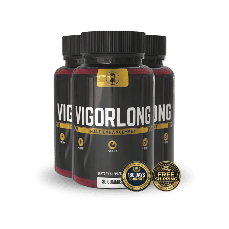 VigorLong Natural Men's Wellness Formula — 3 Bottle / 90 Day Pack