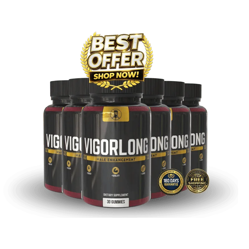 VigorLong Natural Men's Wellness Formula — 6 Bottle / 180 Day Pack