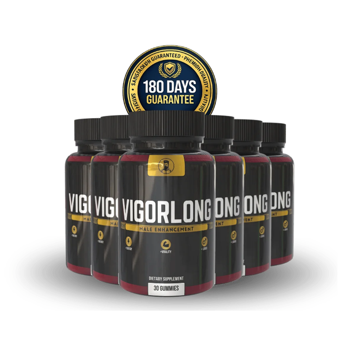 VigorLong Natural Men's Wellness Formula — Front Label